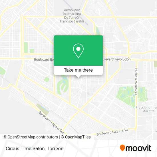 Circus Time Salon map