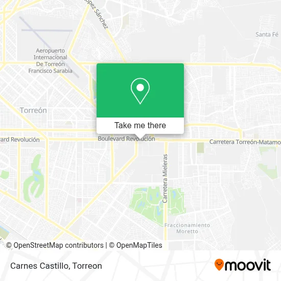 Carnes Castillo map