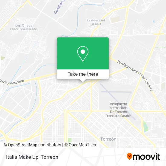 Italia Make Up map
