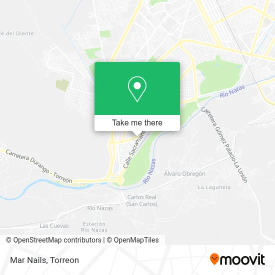 Mar Nails map
