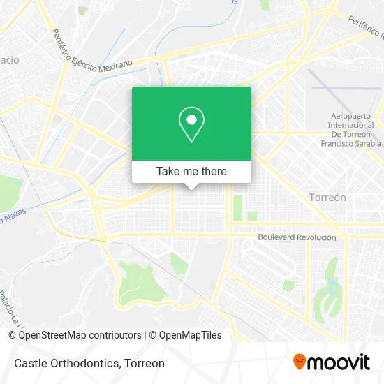 Castle Orthodontics map