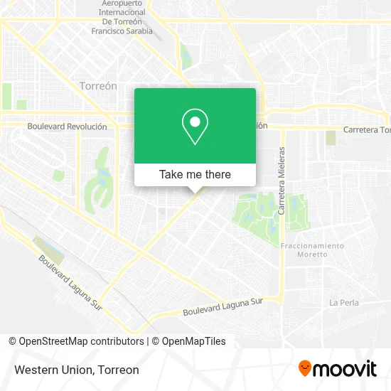 Western Union map