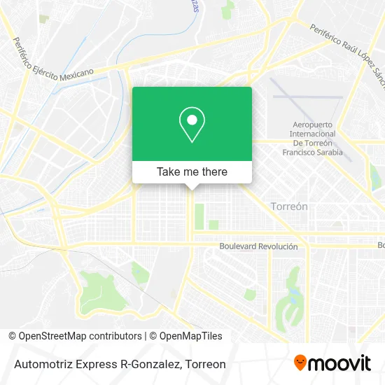 Automotriz Express R-Gonzalez map