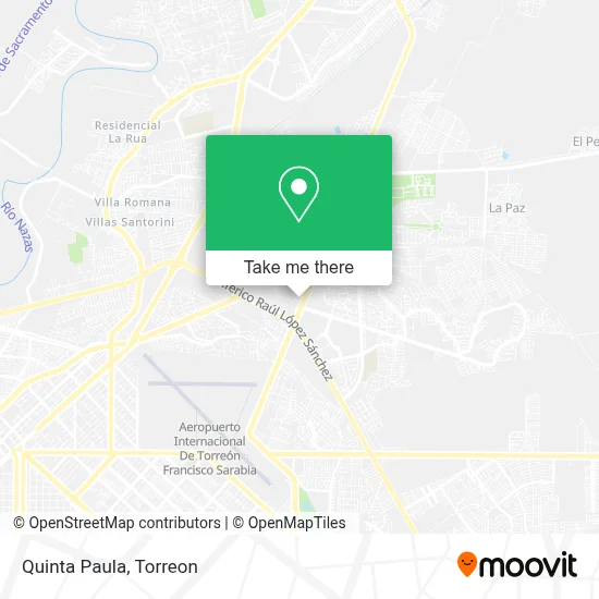 Quinta Paula map