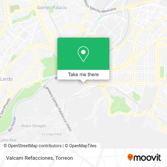 Valcam Refacciones map