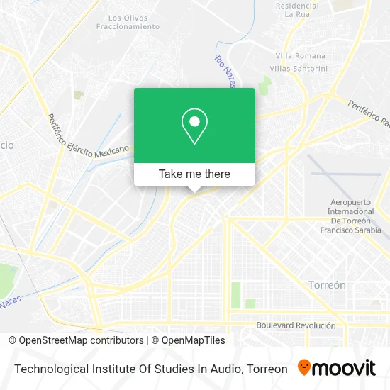 Technological Institute Of Studies In Audio map