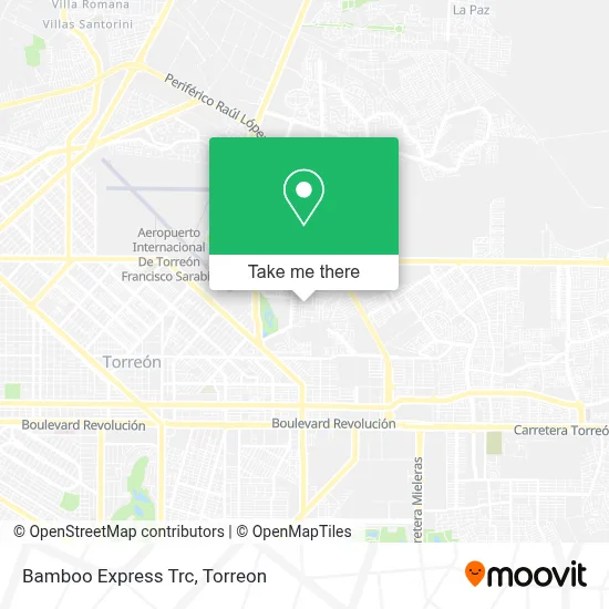 Bamboo Express Trc map