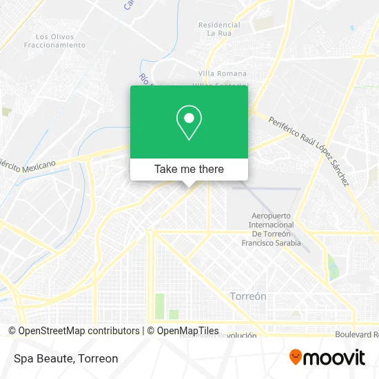 Spa Beaute map