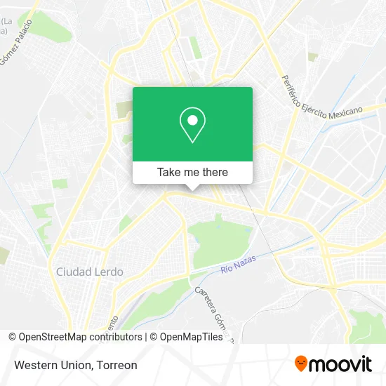 Western Union map