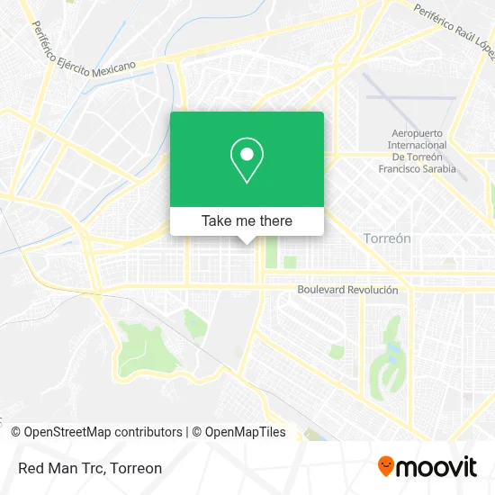 Red Man Trc map