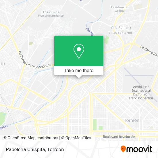 Papelería Chispita map