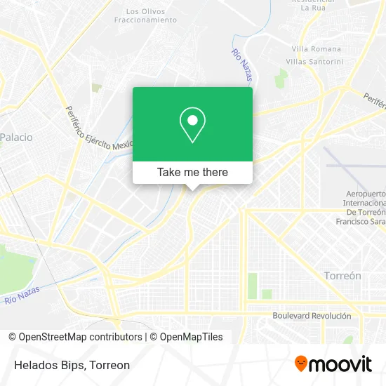 Helados Bips map