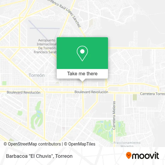 Barbacoa "El Chuvis" map