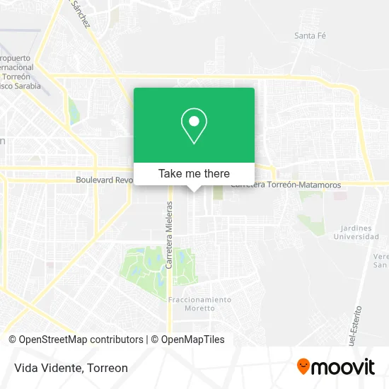 Vida Vidente map