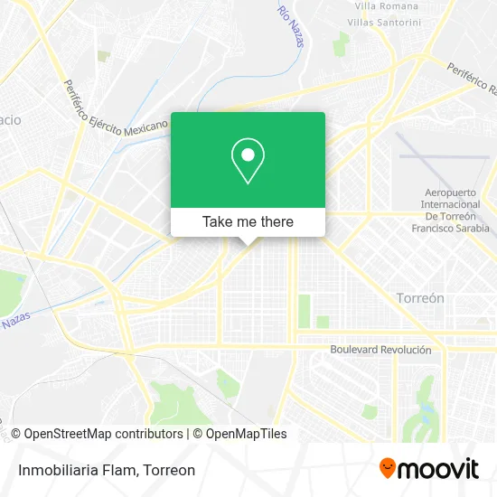 Inmobiliaria Flam map