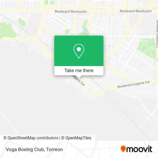 Voga Boxing Club map