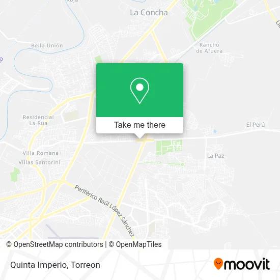 Quinta Imperio map