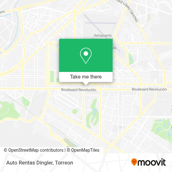 Auto Rentas Dingler map