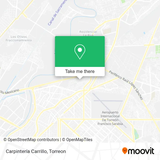 Carpintería Carrillo map