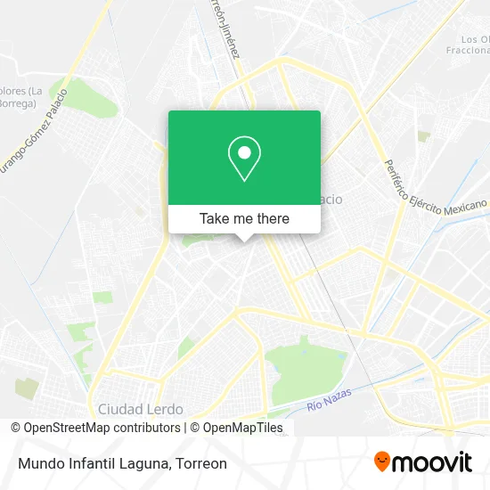 Mundo Infantil Laguna map