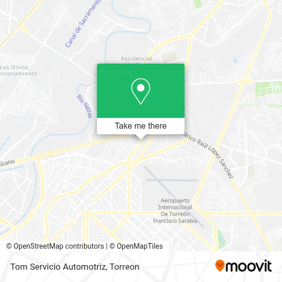 Tom Servicio Automotriz map