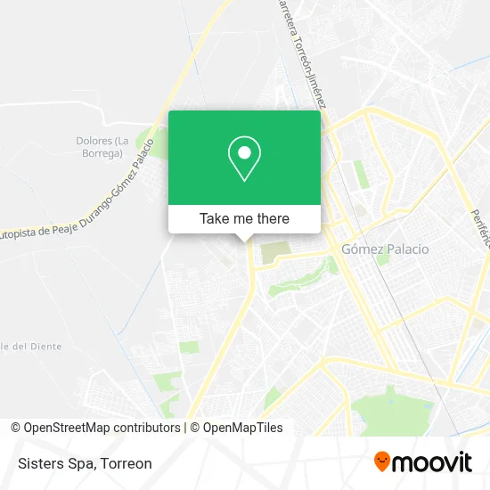 Sisters Spa map