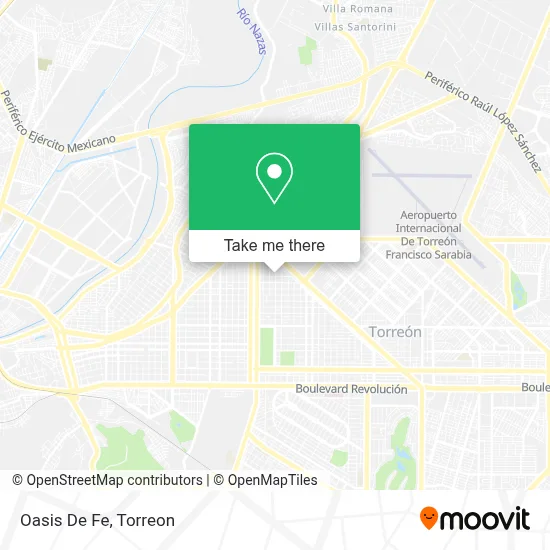 Oasis De Fe map