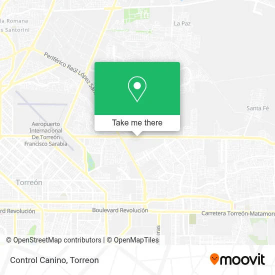 Control Canino map