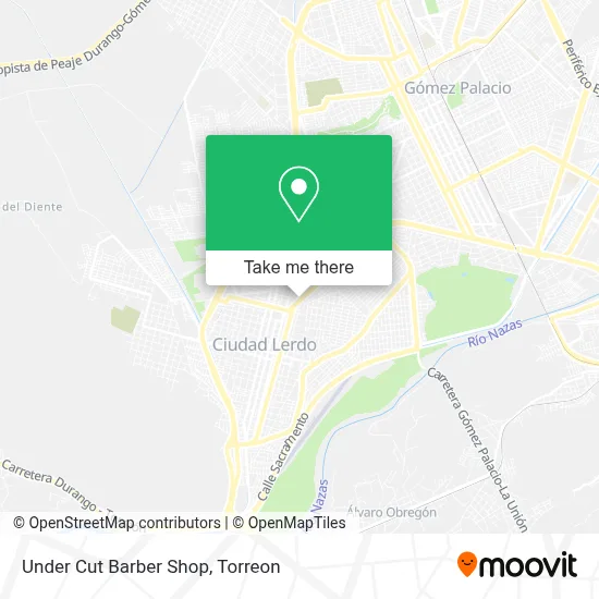 Under Cut Barber Shop map