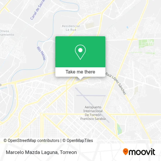 Marcelo Mazda Laguna map