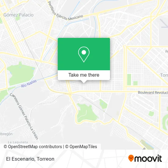 El Escenario map