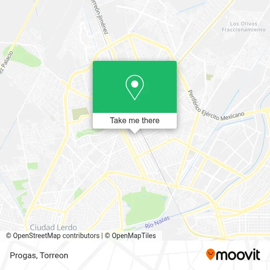 Progas map