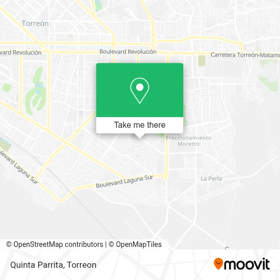 Quinta Parrita map