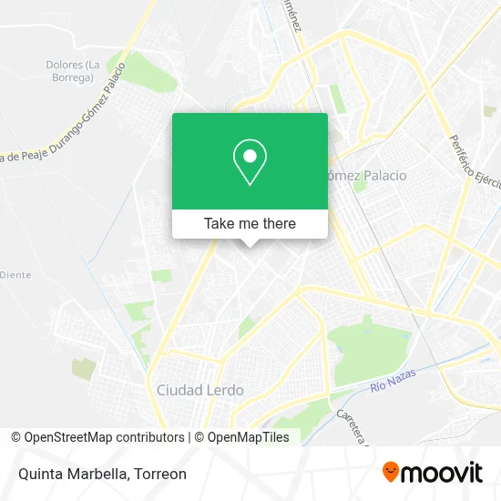 Quinta Marbella map