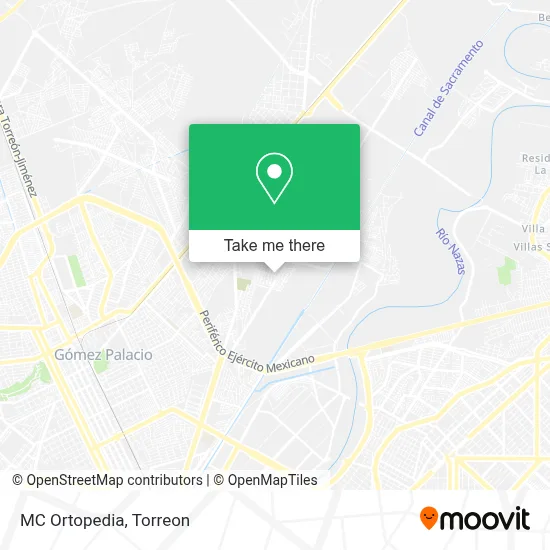 MC Ortopedia map