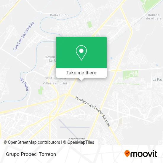 Grupo Propec map