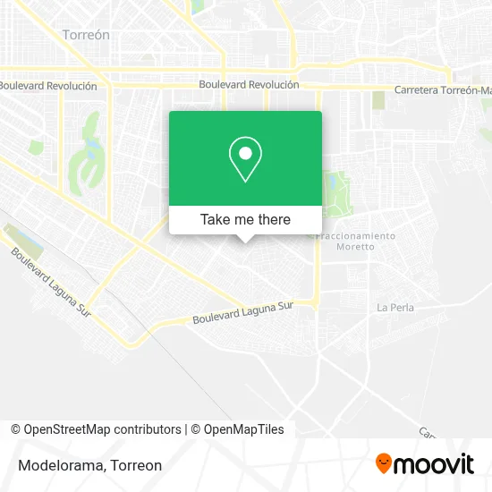 Modelorama map