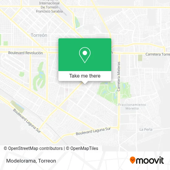 Modelorama map