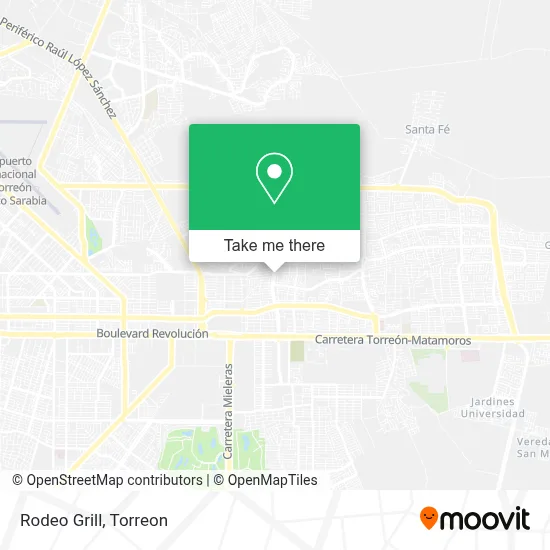Rodeo Grill map