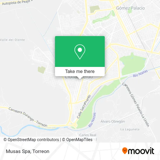 Musas Spa map