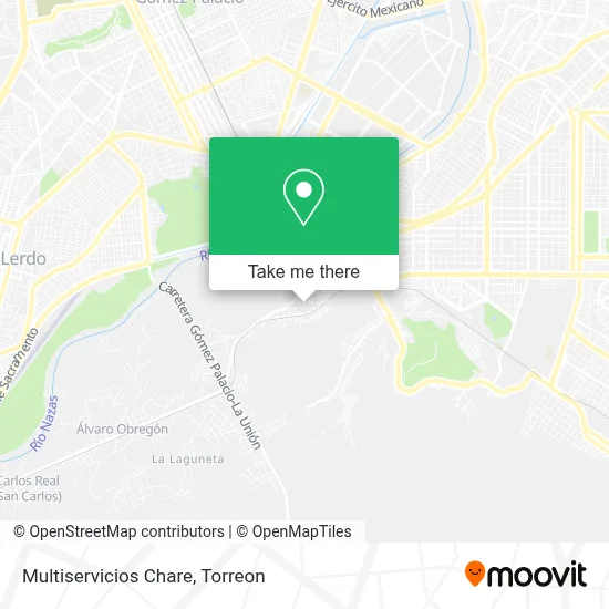 Multiservicios Chare map