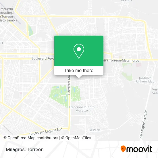 Milagros map
