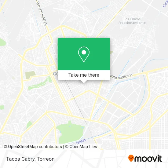 Tacos Cabry map