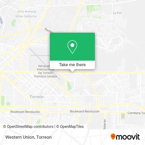Western Union map