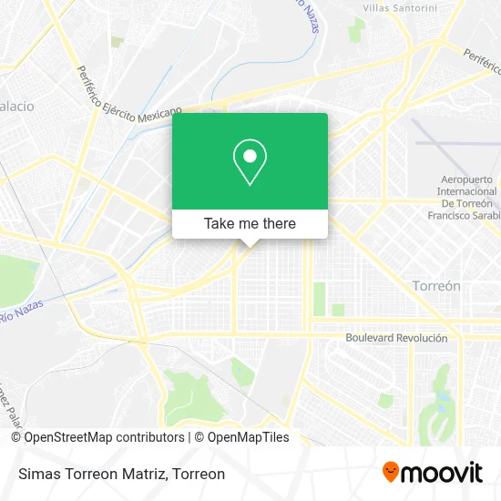 Simas Torreon Matriz map