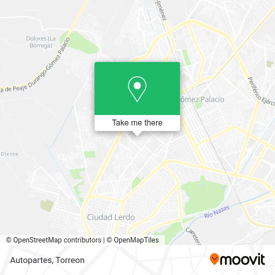 Autopartes map