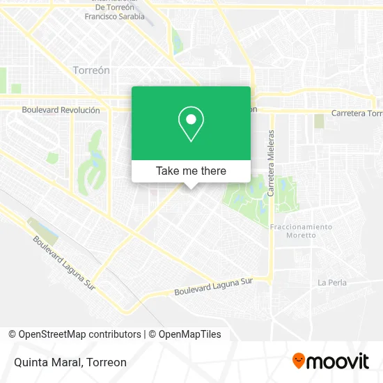 Quinta Maral map