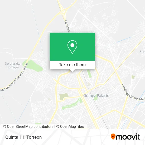Quinta 11 map