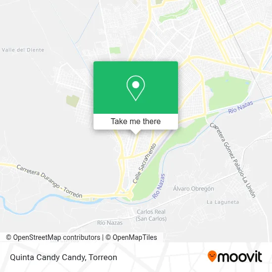 Quinta Candy Candy map