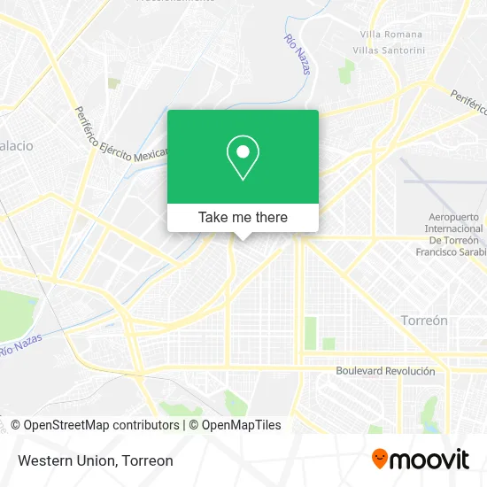 Western Union map